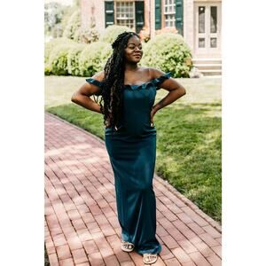 Watters Navy Blue dress size 10